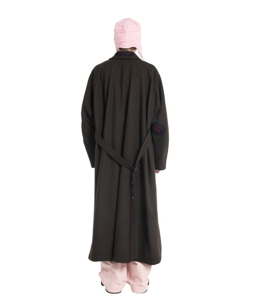 セール】'BATMAN' Drape Long P-coat（ピーコート）｜DAIRIKU