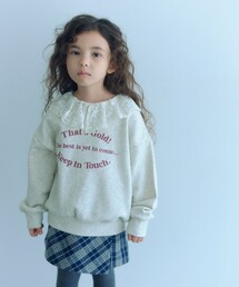green label relaxing | レースエリ 裏毛プルオーバー / キッズ  100cm-160cm(スウェット)