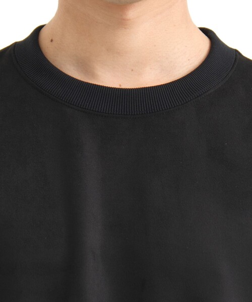 UNITED TOKYO（ユナイテッドトウキョウ）の「【大人気】マイクロスエード クルーネック PO ｜ユニセックス / 軽量/冬服/スウェット/インナー/伸縮性/プルオーバー/起毛（Tシャツ/カットソー・メンズ・ダークグレー/ブラック/ベージュ/ライトベージュ・1/2）」の12枚目の写真