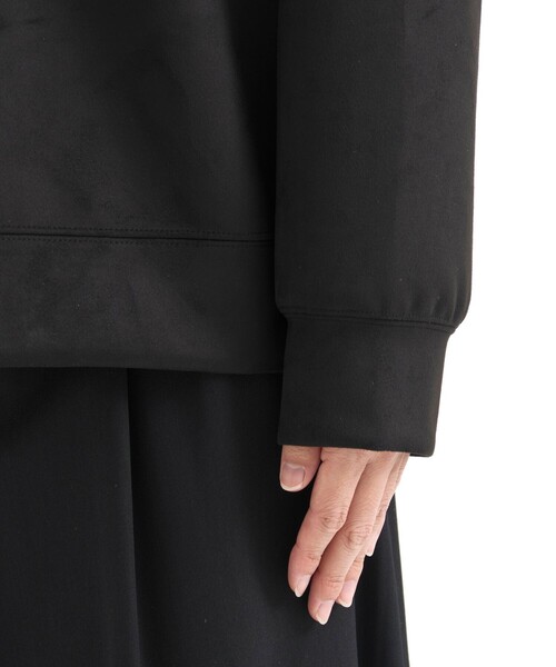 UNITED TOKYO（ユナイテッドトウキョウ）の「【大人気】マイクロスエード クルーネック PO ｜ユニセックス / 軽量/冬服/スウェット/インナー/伸縮性/プルオーバー/起毛（Tシャツ/カットソー・メンズ・ダークグレー/ブラック/ベージュ/ライトベージュ・1/2）」の14枚目の写真