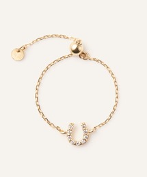 va vendome aoyama（ヴイエーヴァンドームアオヤマ）の「K10ゴールド ダイヤモンド チェーンリング（リング）」