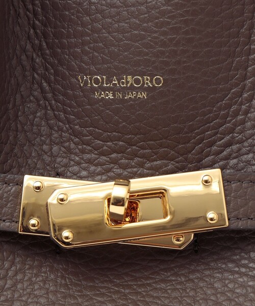 VIOLAd'ORO(ヴィオラドーロ)の「VIOLAd’ORO:W フェイス トート(トートバッグ・レディース・ブラック/ブラウン系その他/ベージュ・ONE SIZE)」の10枚目の写真