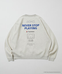 セール】限定展開 ビッグシルエット バックプリント クルーネック