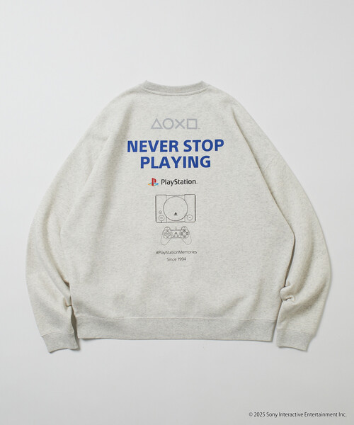 セール】限定展開 ビッグシルエット ロゴバックプリント クルーネック