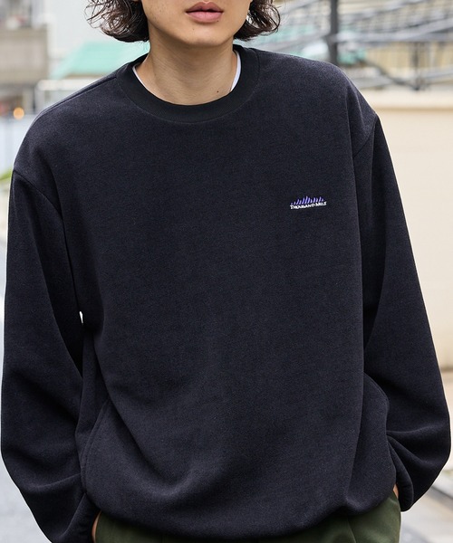 セール】THOUSAND MILE/サウザンドマイル KNIT FREECE CREW NECK