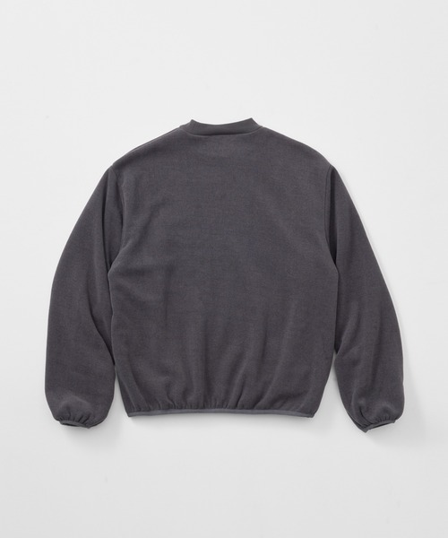 THOUSAND MILE（サウザンドマイル）の「THOUSAND MILE/サウザンドマイル KNIT FREECE  CREW NECK PULLOVER ニットフリース クルーネックプルオーバー（スウェット・メンズ・チャコール/サンドベージュ/ブラック・L/M/XS/XL）」の11枚目の写真