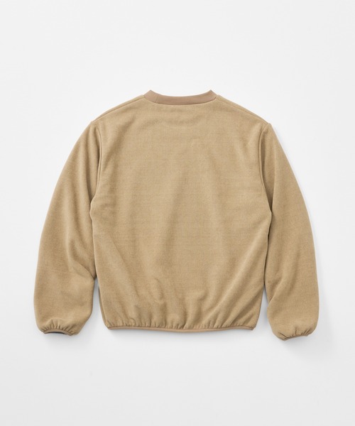THOUSAND MILE（サウザンドマイル）の「THOUSAND MILE/サウザンドマイル KNIT FREECE  CREW NECK PULLOVER ニットフリース クルーネックプルオーバー（スウェット・メンズ・チャコール/サンドベージュ/ブラック・L/M/XS/XL）」の13枚目の写真