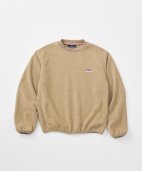 THOUSAND MILE（サウザンドマイル）の「THOUSAND MILE/サウザンドマイル KNIT FREECE  CREW NECK PULLOVER ニットフリース クルーネックプルオーバー（スウェット・メンズ・チャコール/サンドベージュ/ブラック・L/M/XS/XL）」の12枚目の写真
