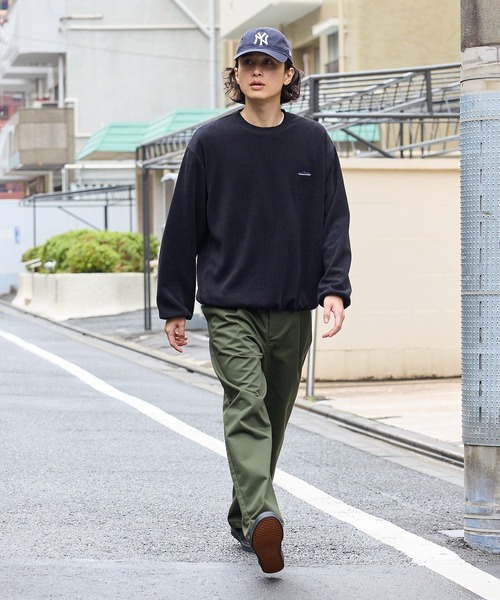 THOUSAND MILE（サウザンドマイル）の「THOUSAND MILE/サウザンドマイル KNIT FREECE  CREW NECK PULLOVER ニットフリース クルーネックプルオーバー（スウェット・メンズ・チャコール/サンドベージュ/ブラック・L/M/XS/XL）」の10枚目の写真