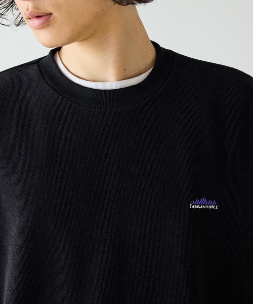 セール】THOUSAND MILE/サウザンドマイル KNIT FREECE CREW NECK