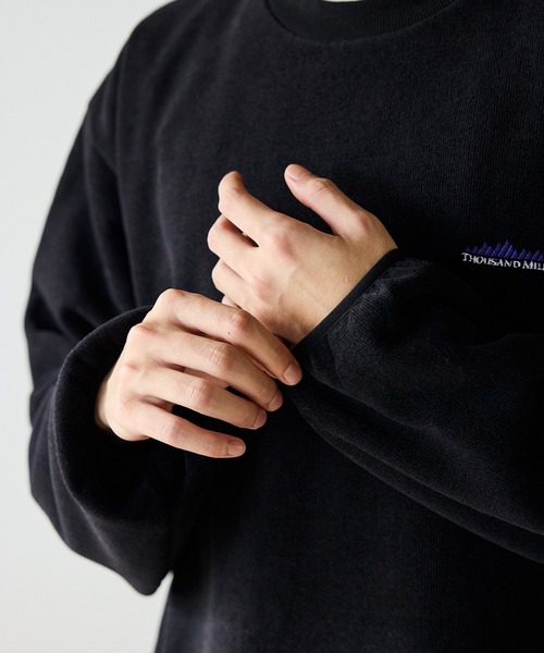 セール】THOUSAND MILE/サウザンドマイル KNIT FREECE CREW NECK