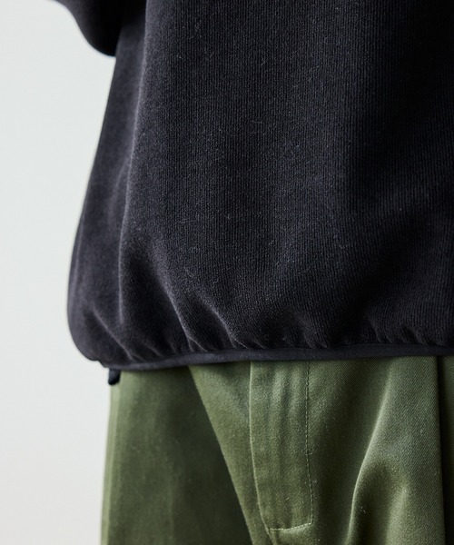 THOUSAND MILE（サウザンドマイル）の「THOUSAND MILE/サウザンドマイル KNIT FREECE  CREW NECK PULLOVER ニットフリース クルーネックプルオーバー（スウェット・メンズ・チャコール/サンドベージュ/ブラック・L/M/XS/XL）」の22枚目の写真