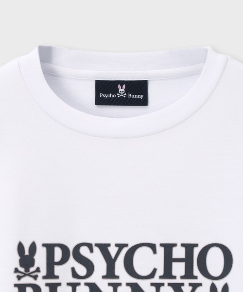 Psycho Bunny(サイコバニー)の「ベーシックロゴ ロングスリーブTシャツ(Tシャツ/カットソー・メンズ・ブラック/ホワイト・SMALL/MEDIUM/LARGE/X-LARGE)」の8枚目の写真