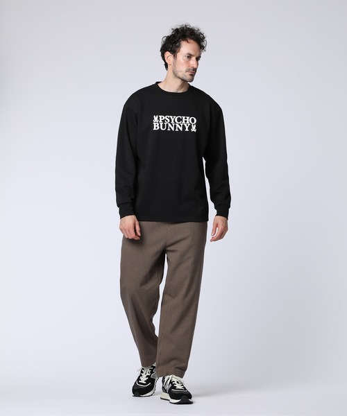 Psycho Bunny(サイコバニー)の「ベーシックロゴ ロングスリーブTシャツ(Tシャツ/カットソー・メンズ・ブラック/ホワイト・SMALL/MEDIUM/LARGE/X-LARGE)」の13枚目の写真
