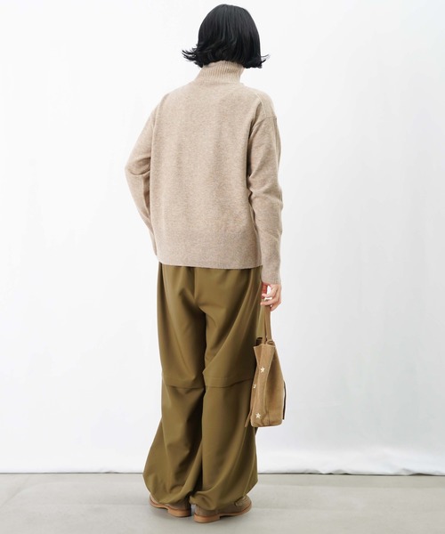 LUCA/LADY LUCK LUCA(ルカ/レディラックルカ)の「LC/LLL スターハイネックニット(ニット/セーター・レディース・ブラック/ベージュ/グレー・FREE)」の19枚目の写真