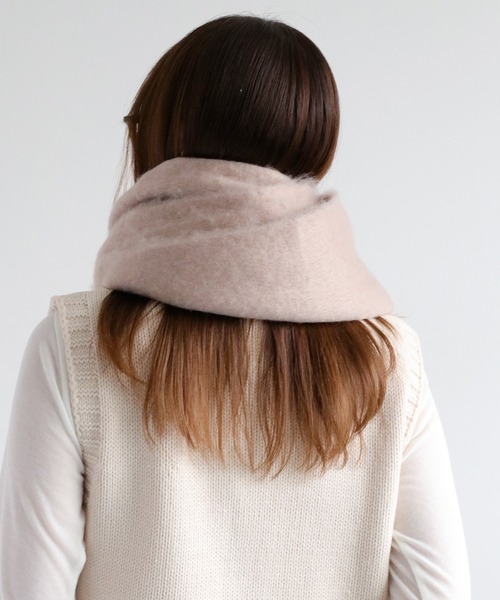 cepo(セポ)の「バルキーマフラー(マフラー・レディース・ベージュ/ライトグレー/ブラック/アイボリー・FREE)」の12枚目の写真