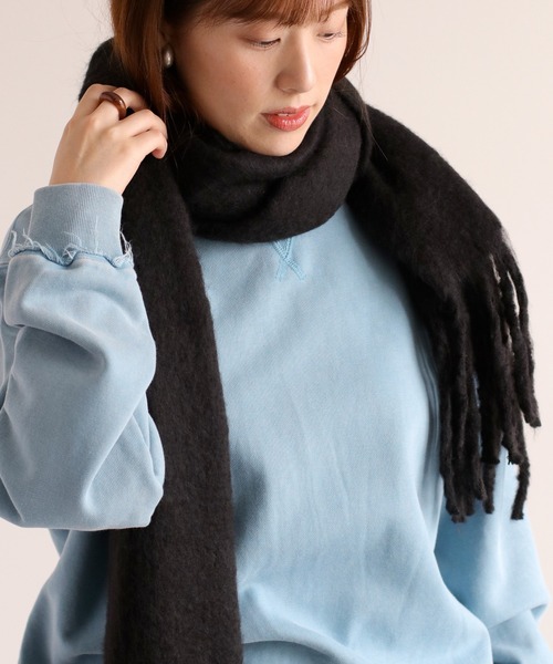 cepo(セポ)の「バルキーマフラー(マフラー・レディース・ベージュ/ライトグレー/ブラック/アイボリー・FREE)」の22枚目の写真