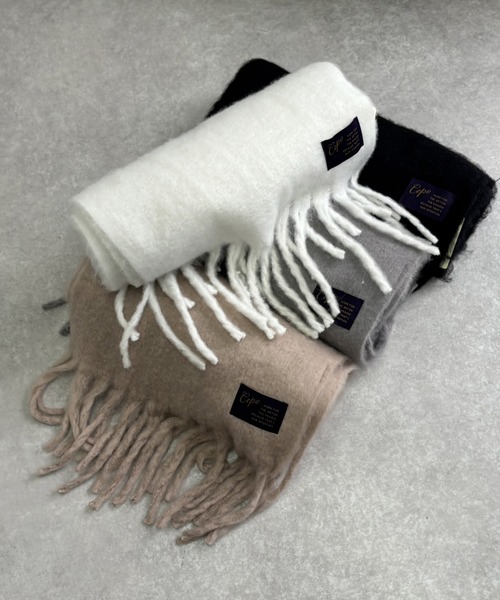 cepo(セポ)の「バルキーマフラー(マフラー・レディース・ベージュ/ライトグレー/ブラック/アイボリー・FREE)」の6枚目の写真