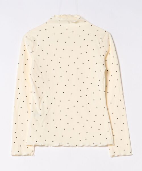 ViViDAY(ビビデー)の「ドット柄ハイネックカットソー(Tシャツ/カットソー・レディース・ブラック/アイボリー・M)」の12枚目の写真