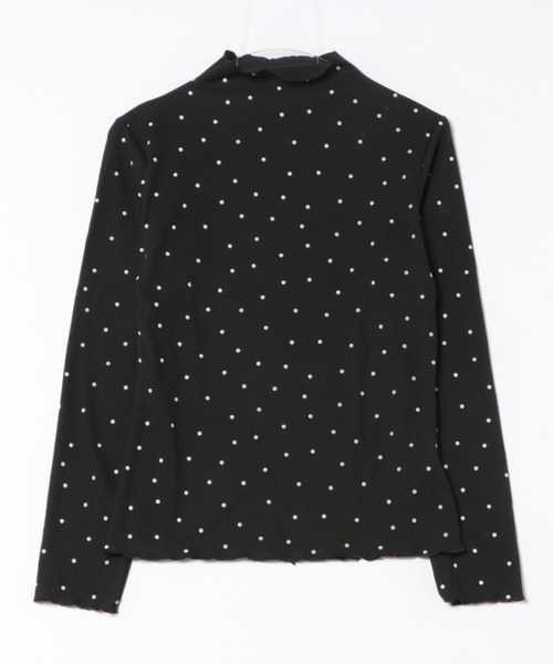 ViViDAY(ビビデー)の「ドット柄ハイネックカットソー(Tシャツ/カットソー・レディース・ブラック/アイボリー・M)」の10枚目の写真