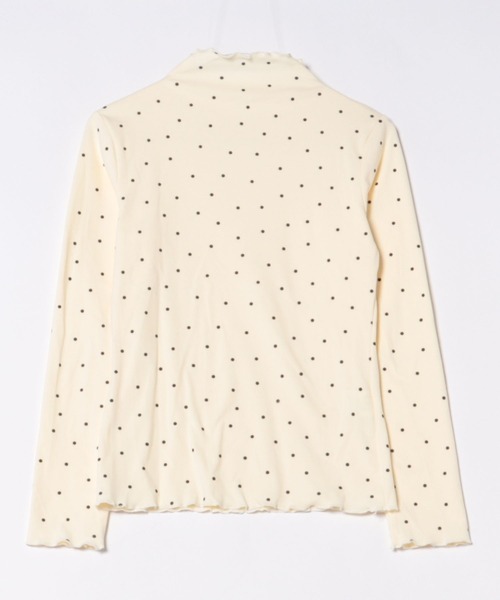 ViViDAY(ビビデー)の「ドット柄ハイネックカットソー(Tシャツ/カットソー・レディース・ブラック/アイボリー・M)」の11枚目の写真