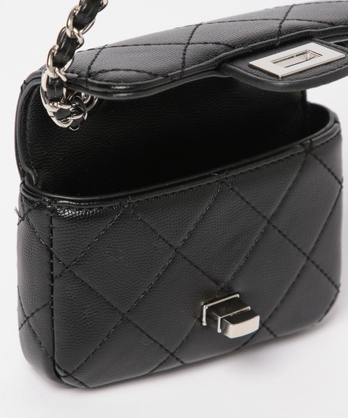 mysty woman（ミスティウーマン）の「キルティングミニBAG 625440（ショルダーバッグ・レディース・グリーン/イエロー/ブラック/ライトピンク・FREE）」の13枚目の写真