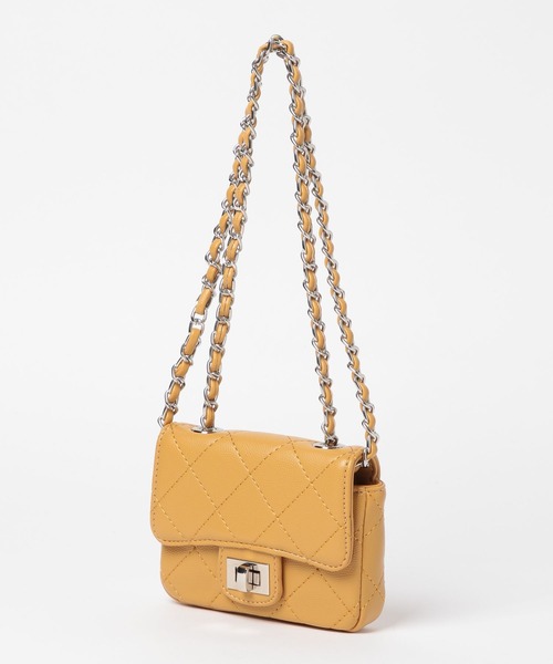 mysty woman（ミスティウーマン）の「キルティングミニBAG 625440（ショルダーバッグ・レディース・グリーン/イエロー/ブラック/ライトピンク・FREE）」の16枚目の写真