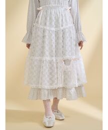 merry jenny | シアーレースフレアスカート(スカート)