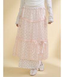 merry jenny | シアーレースフレアスカート(スカート)