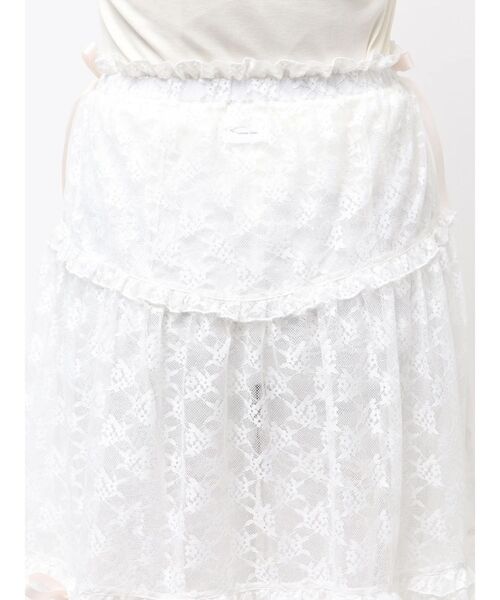 merry jenny（メリージェニー）の「シアーレースフレアスカート（スカート・レディース・オフホワイト/ピンク/ライトブルー・FREE）」の13枚目の写真