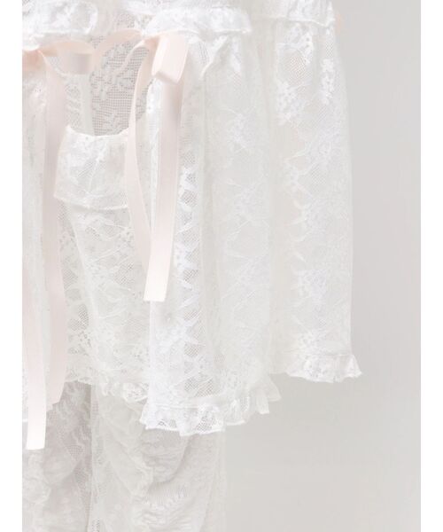 merry jenny（メリージェニー）の「シアーレースフレアスカート（スカート・レディース・オフホワイト/ピンク/ライトブルー・FREE）」の12枚目の写真