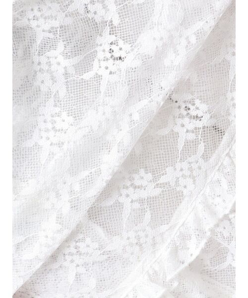 merry jenny（メリージェニー）の「シアーレースフレアスカート（スカート・レディース・オフホワイト/ピンク/ライトブルー・FREE）」の11枚目の写真