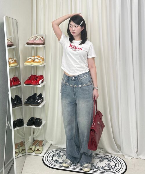 LEMAIN SECOND（リメインセカンド）の「ヴィンテージキャットウォッシュワイドデニムパンツ[ライトブルー]（デニムパンツ・レディース・その他・SMALL/MEDIUM/LARGE/X-LARGE/X-SMALL）」の13枚目の写真