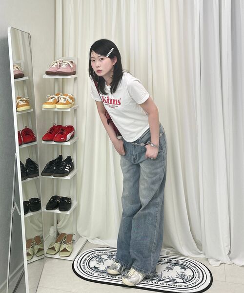 LEMAIN SECOND（リメインセカンド）の「ヴィンテージキャットウォッシュワイドデニムパンツ[ライトブルー]（デニムパンツ・レディース・その他・SMALL/MEDIUM/LARGE/X-LARGE/X-SMALL）」の14枚目の写真
