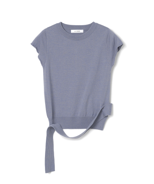 MILLO WOMEN（ミロウーマン）の「ツーウェイマフラーニットトップ[スカイブルー]（ニット/セーター・レディース・その他・SMALL/MEDIUM）」の3枚目の写真