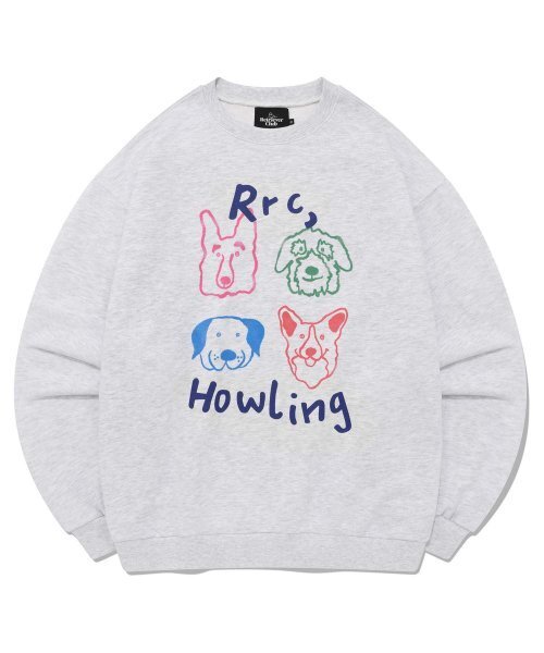 COLOR HOWLING CREWNECK [MELANGE GRAY]