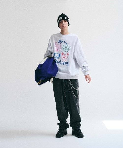 Retriever Club（レトリーバークラブ）の「COLOR HOWLING CREWNECK [MELANGE GRAY]（スウェット・レディース・その他・LARGE/X-LARGE/MEDIUM）」の2枚目の写真