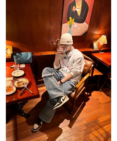 Retriever Club（レトリーバークラブ）の「COLOR HOWLING CREWNECK [MELANGE GRAY]（スウェット・レディース・その他・LARGE/X-LARGE/MEDIUM）」の9枚目の写真