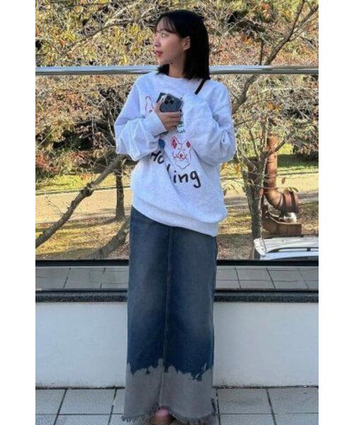 Retriever Club（レトリーバークラブ）の「COLOR HOWLING CREWNECK [MELANGE GRAY]（スウェット・レディース・その他・LARGE/X-LARGE/MEDIUM）」の14枚目の写真