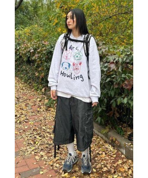 Retriever Club（レトリーバークラブ）の「COLOR HOWLING CREWNECK [MELANGE GRAY]（スウェット・レディース・その他・LARGE/X-LARGE/MEDIUM）」の18枚目の写真