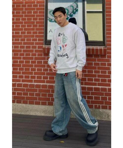 Retriever Club（レトリーバークラブ）の「COLOR HOWLING CREWNECK [MELANGE GRAY]（スウェット・レディース・その他・LARGE/X-LARGE/MEDIUM）」の22枚目の写真