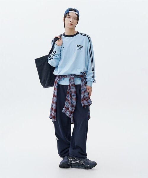 URBANDTYPE(アーバンディタイプ)の「フットボールジャージロングスリーブ_スカイブルー(Tシャツ/カットソー・レディース・その他・SMALL/MEDIUM/LARGE)」の15枚目の写真