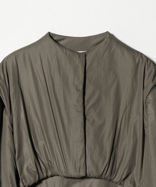 Steven Alan（スティーブンアラン）の「＜AMOMENTO＞PADDED NYLON CROP JUMPER/ブルゾン（ブルゾン・レディース・ブラック/ブラウン系・0）」の4枚目の写真