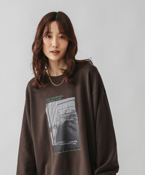 セール】アソートフォトチュニックスウェット/608255（スウェット