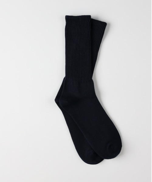 Right-on（ライトオン）の「ムジリブレギュラー丈ソックス (洗練デザイン/快適フィット/オールシーン対応/カラーバリエ豊富)（ソックス/靴下・メンズ・ダークグレー/グレー/ネイビー/ベージュ/ブラック・フリー）」の12枚目の写真