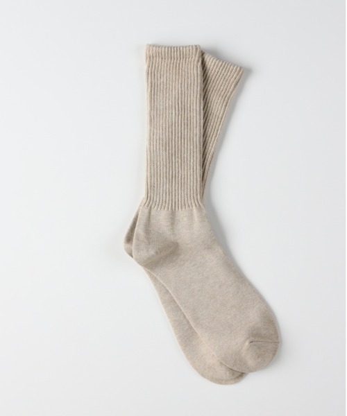 Right-on（ライトオン）の「ムジリブレギュラー丈ソックス (洗練デザイン/快適フィット/オールシーン対応/カラーバリエ豊富)（ソックス/靴下・メンズ・ダークグレー/グレー/ネイビー/ベージュ/ブラック・フリー）」の13枚目の写真