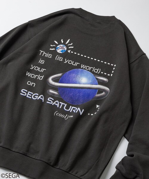 セール】別注 SEGA SATURN/セガサターン/クルーネックスウェット