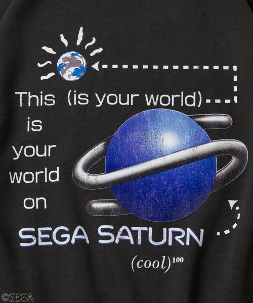 セール】別注 SEGA SATURN/セガサターン/クルーネックスウェット