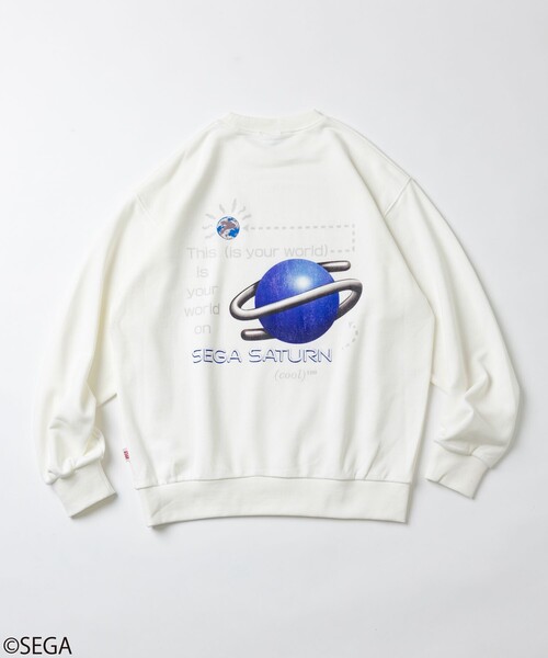 SEGA(セガ)の「別注 SEGA SATURN/セガサターン/クルーネックスウェット(スウェット・メンズ・チャコールグレー/ブラック/ホワイト・LARGE/SMALL/MEDIUM)」の10枚目の写真