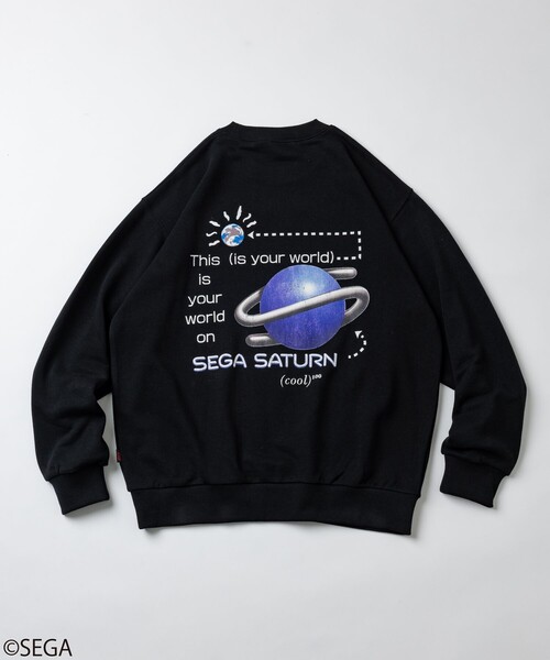 セール】別注 SEGA SATURN/セガサターン/クルーネックスウェット